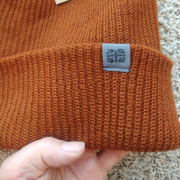Men's Craftsman Beanie dark mustard color - Picture 2 of 3